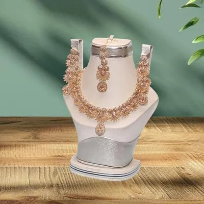 Funky Zarcon Crystal Zarcon Bridal Set New Style Wedding Party Wear