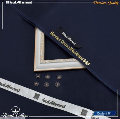 Men’s Unstitched Hard Cotton Plain Suit