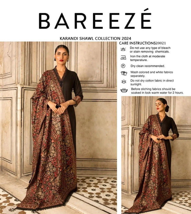 Women's Karandi Embroidered Shawl