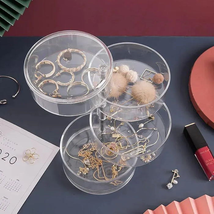 Elegant 1Pc Aluminium Plated white Jewellery Stand